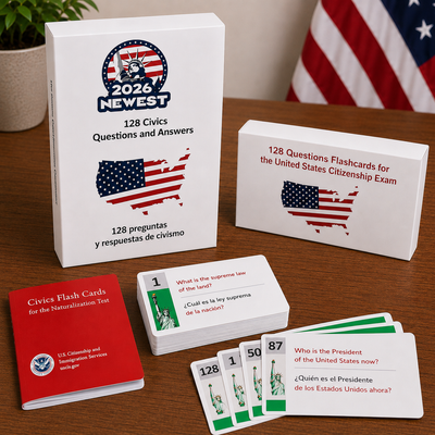 2026 US Citizenship Flash Cards